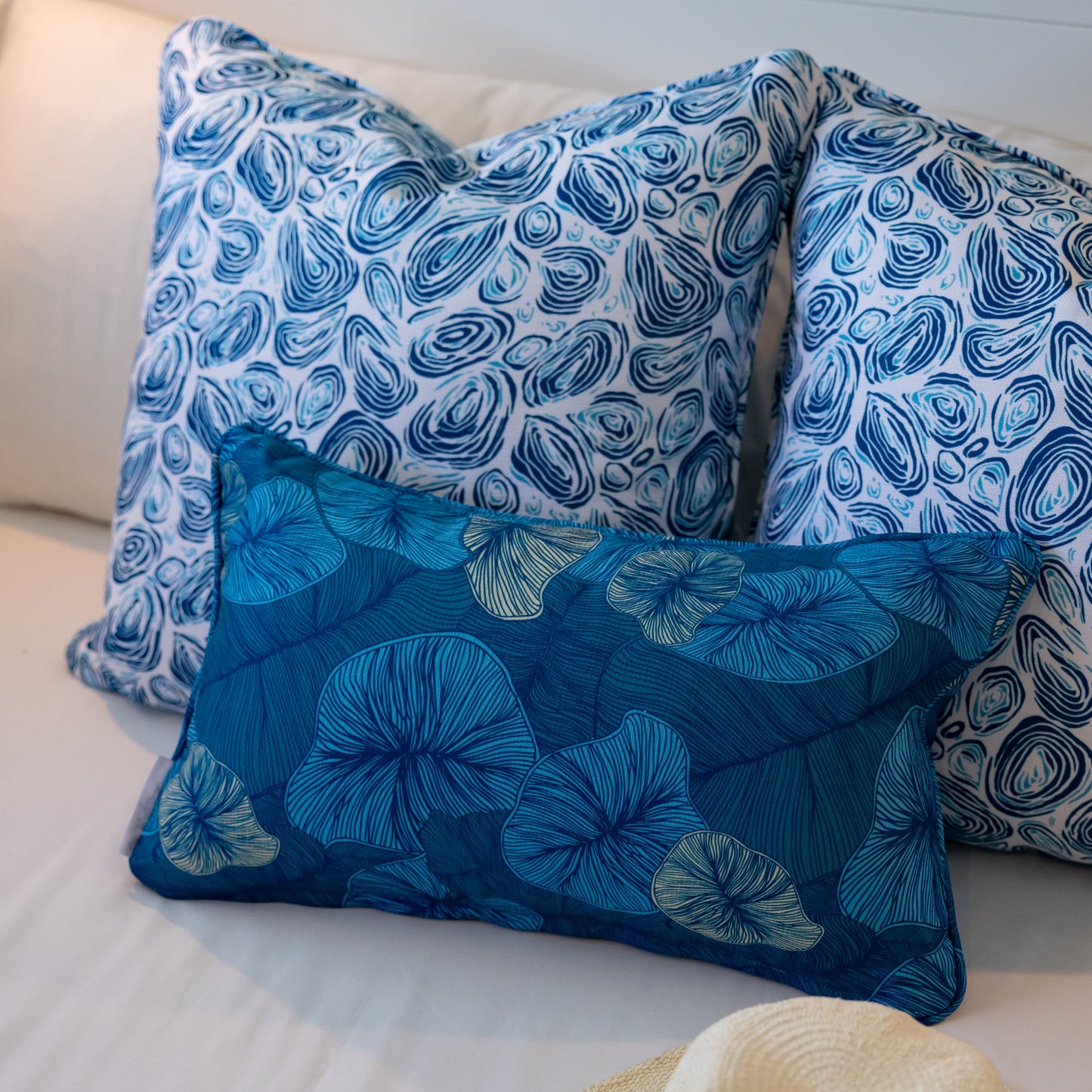 SEASCAPE MARINE CUSHION - EDDIES - COAST 2