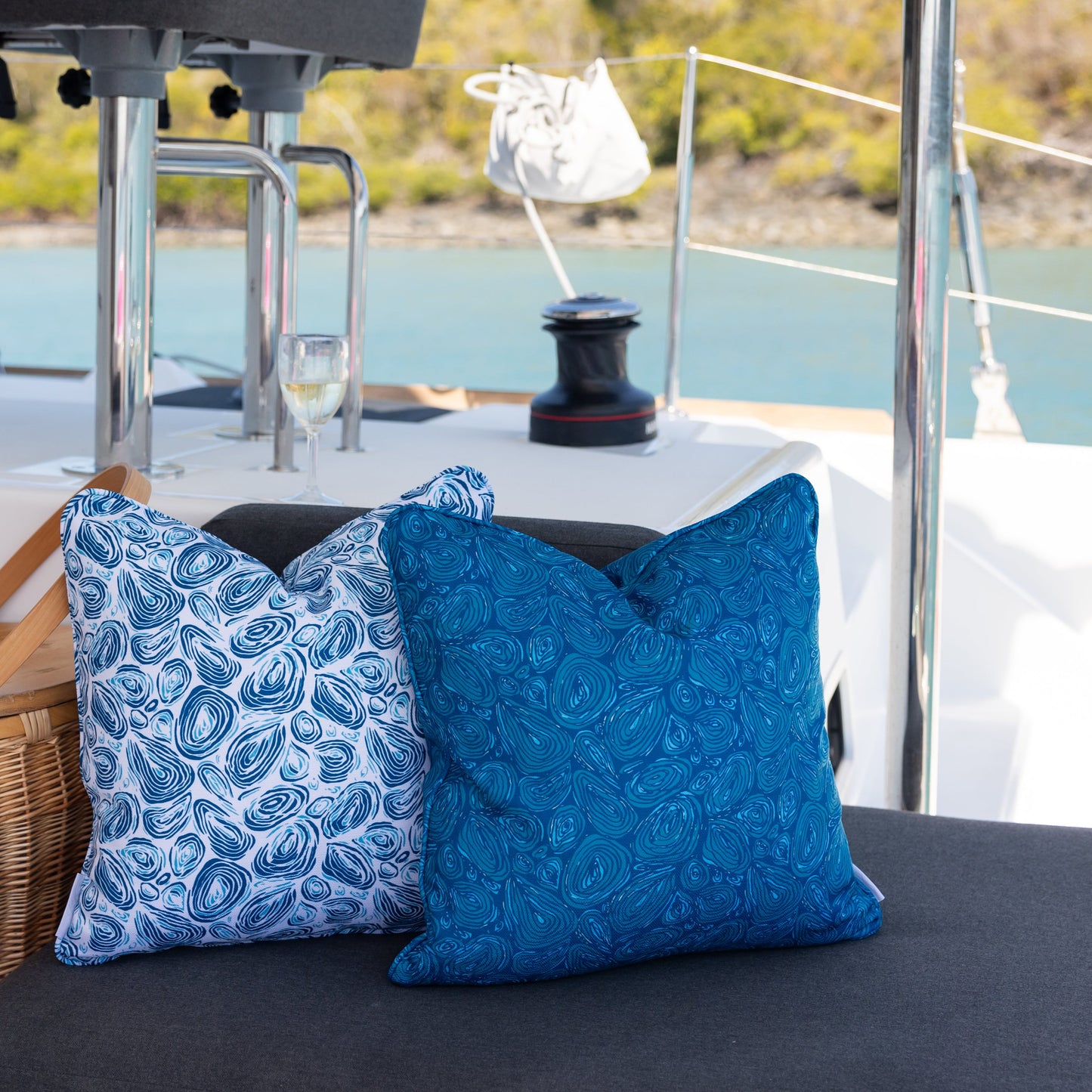 SEASCAPE MARINE CUSHION - EDDIES - COAST 1