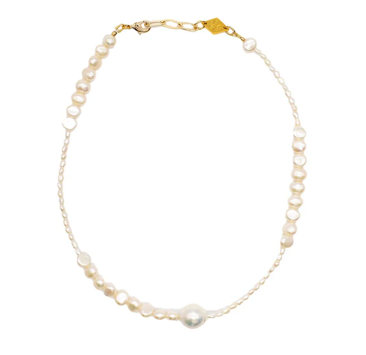 Andorra Pearl Necklace - BRIWOK