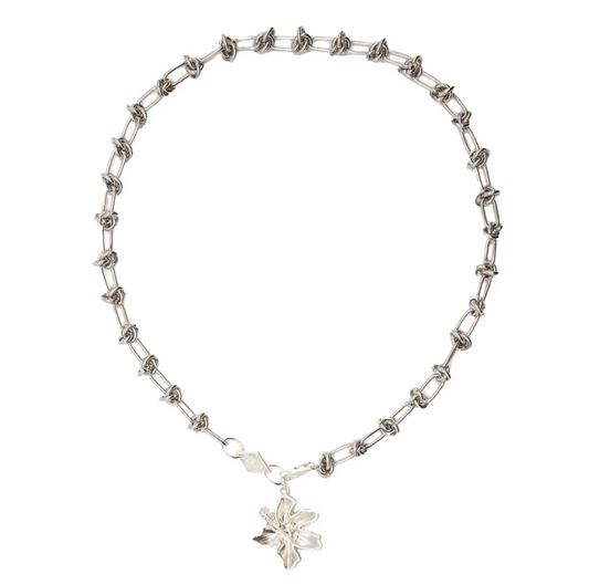 Romee Necklace Silver  - BRIWOK