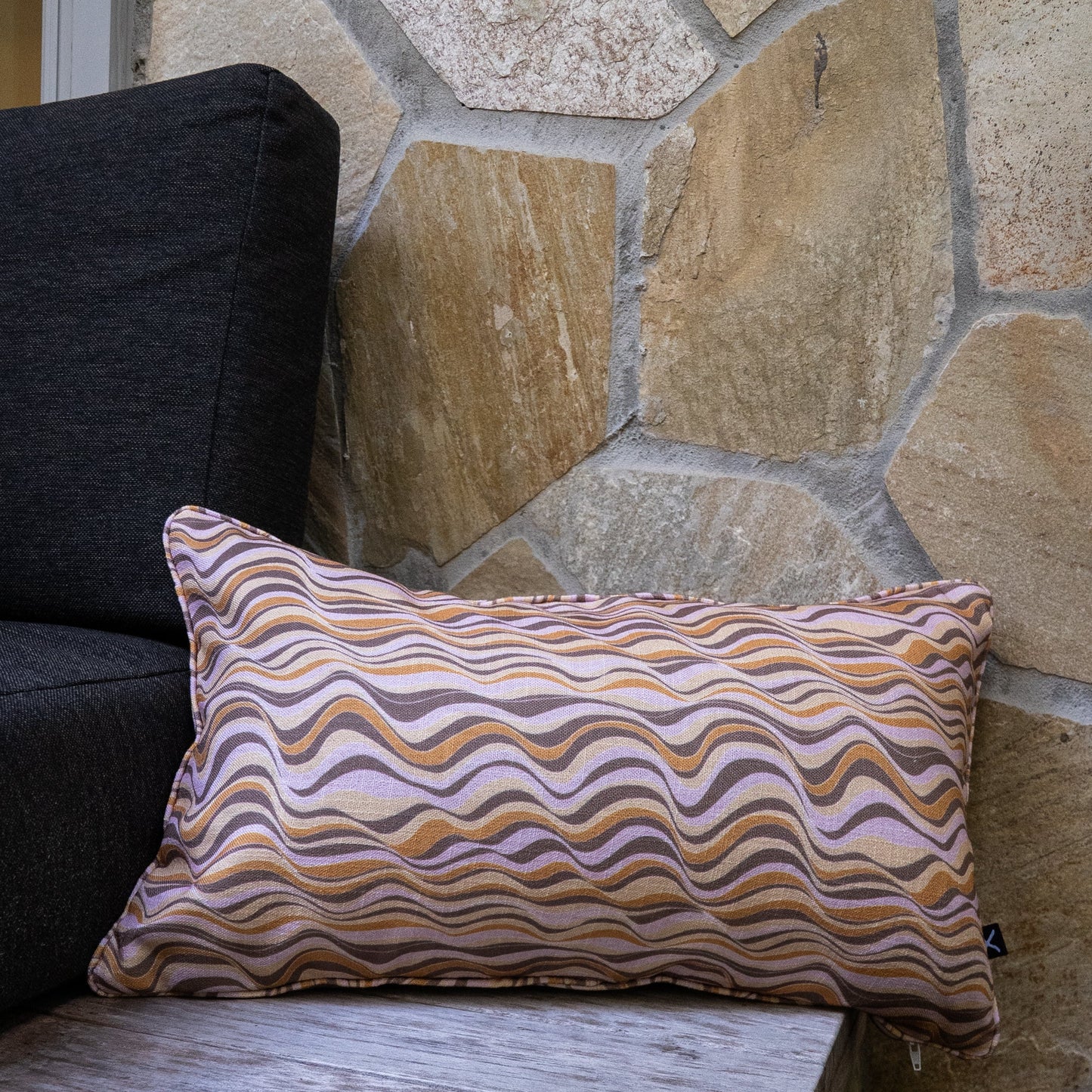 Outdoor / Indoor Cushion Cover - Straddie Stripe - Claytons