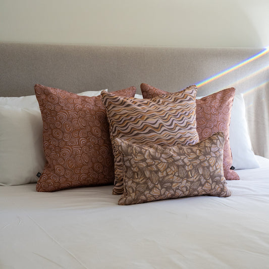 Outdoor / Indoor Cushion Cover - Growth Rings - Claytons