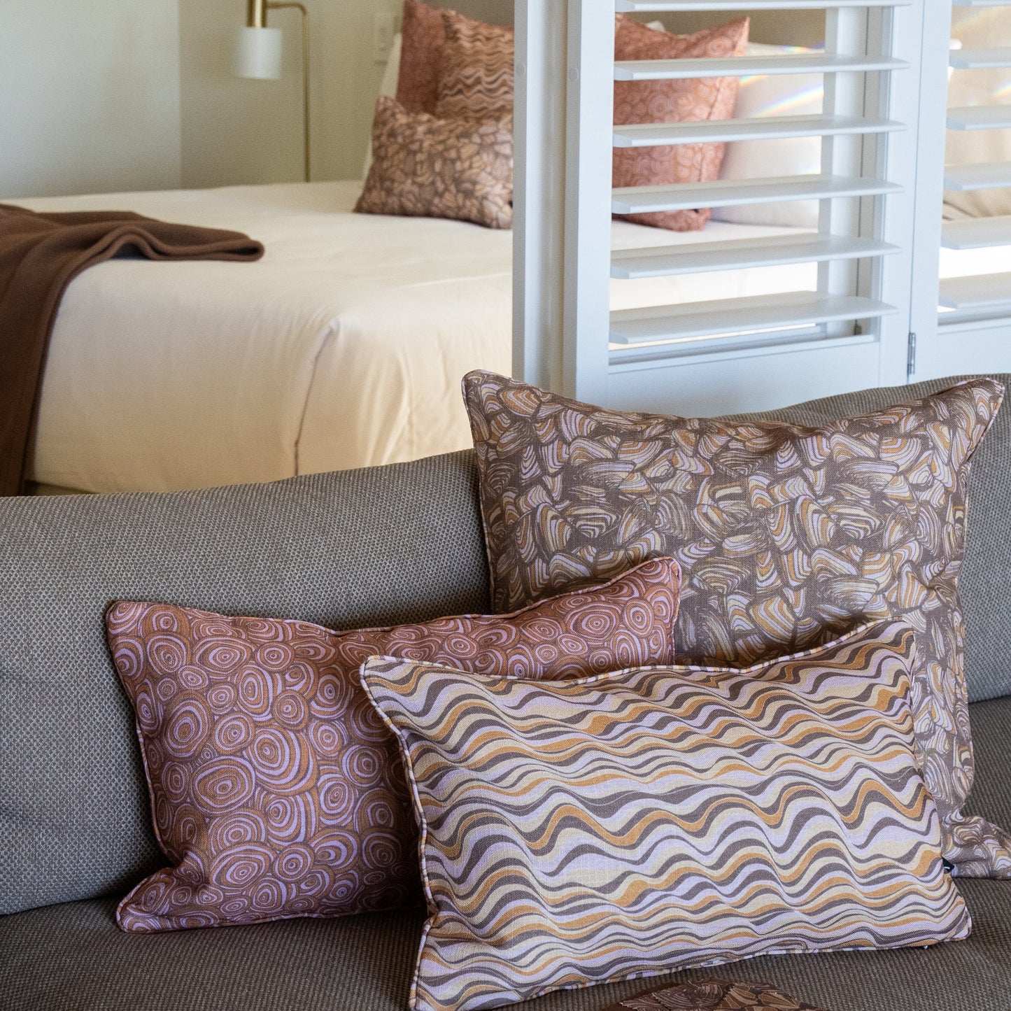 Outdoor / Indoor Cushion Cover - Straddie Stripe - Claytons