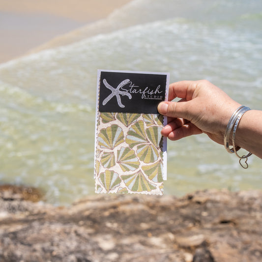 Linen Cushion Cover - Mangrove - Shells