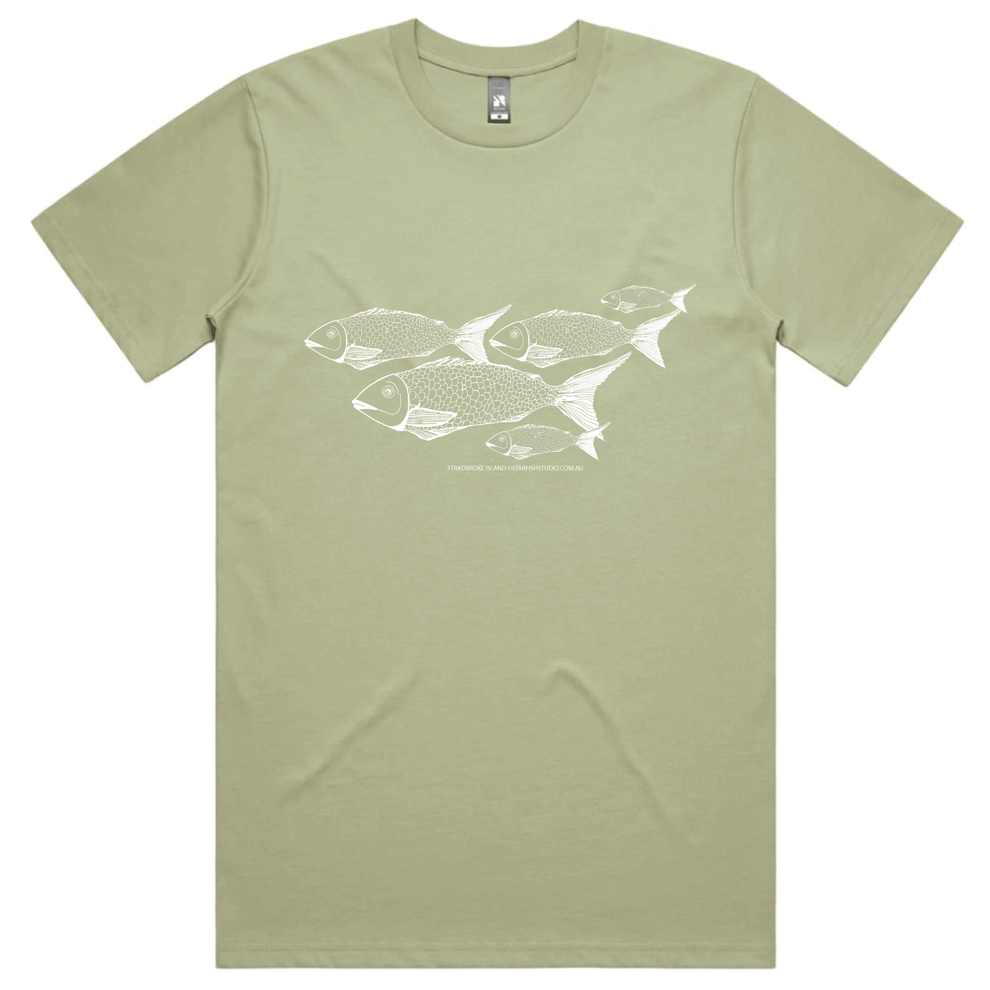 IN STOCK Unisex Something's Fishy, Pistachio T-SHIRT