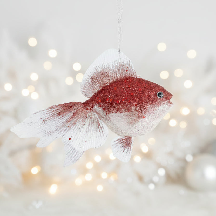 Little Red Fish Christmas Ornament