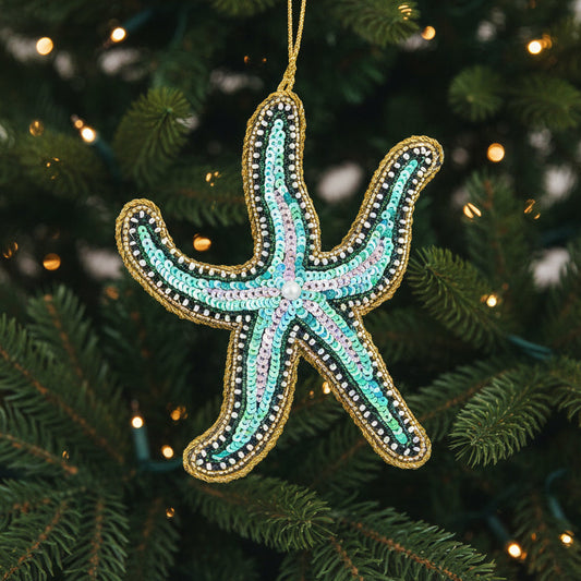 Starfish Christmas Decoration
