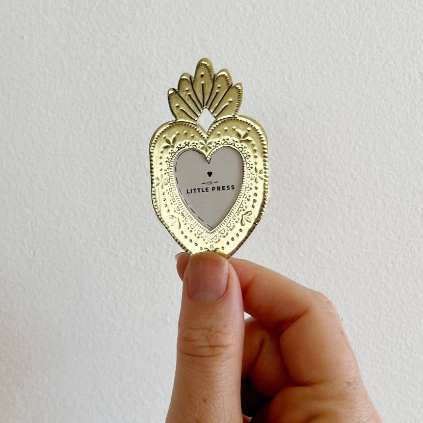 Mini Heart Frame - gold