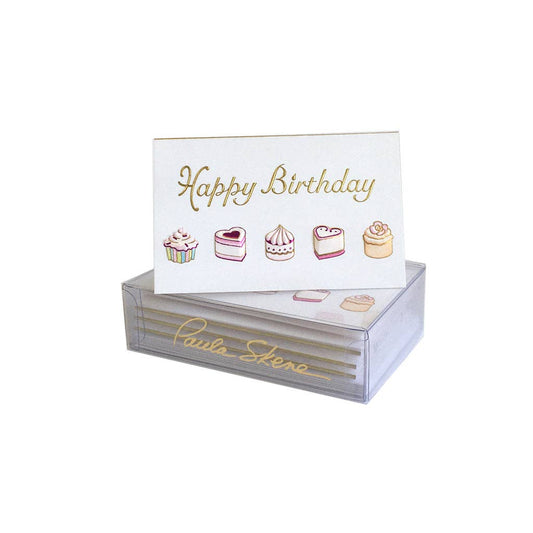 Petit Fours Birthday Enclosure Card