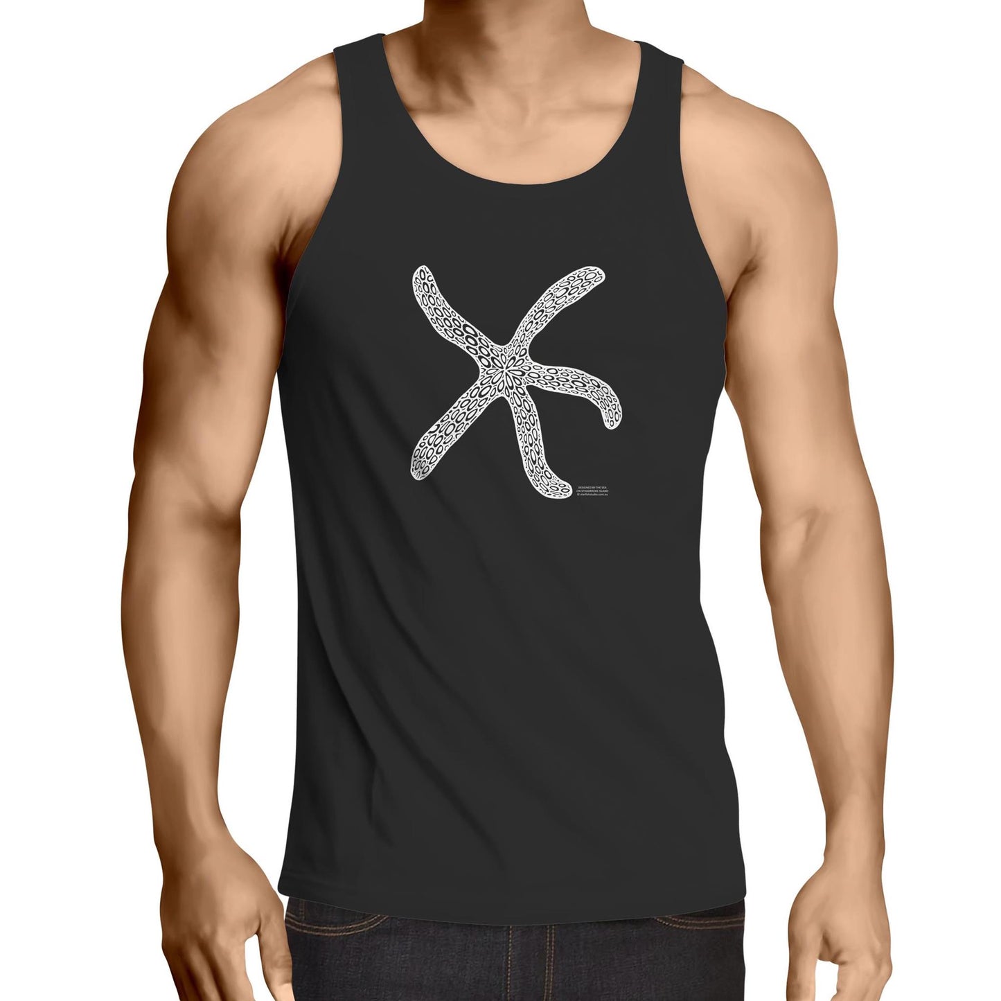 CUSTOM Mens STARFISH Singlet