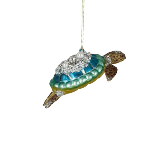 Turtle Ornament - Glass