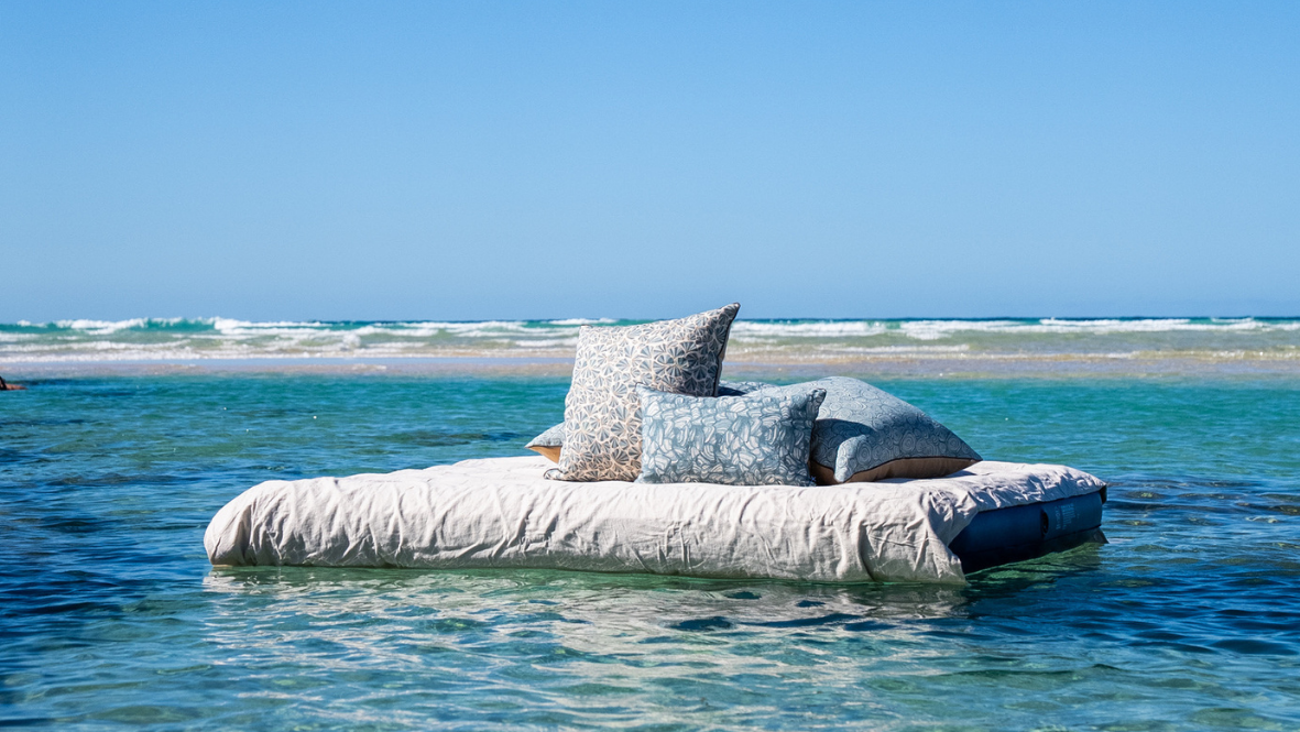 linen cushions starfish studio floating bed australia