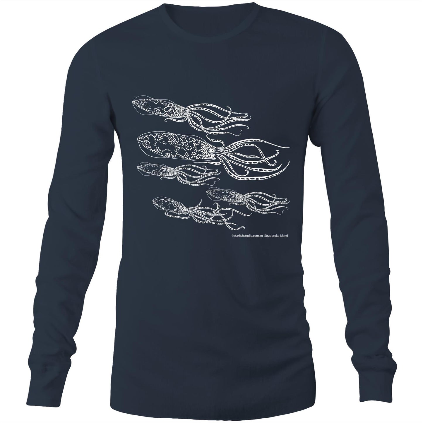 CUSTOM Unisex SQUID -  Long Sleeve T-Shirt