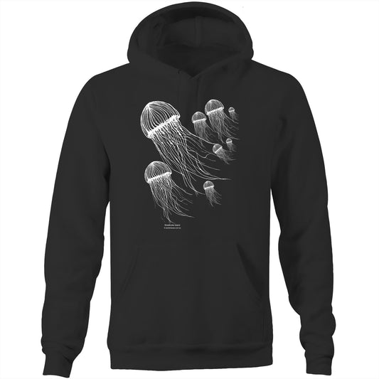CUSTOM Unisex JELLYFISH GROUP - Pocket  Sweatshirt with Hood
