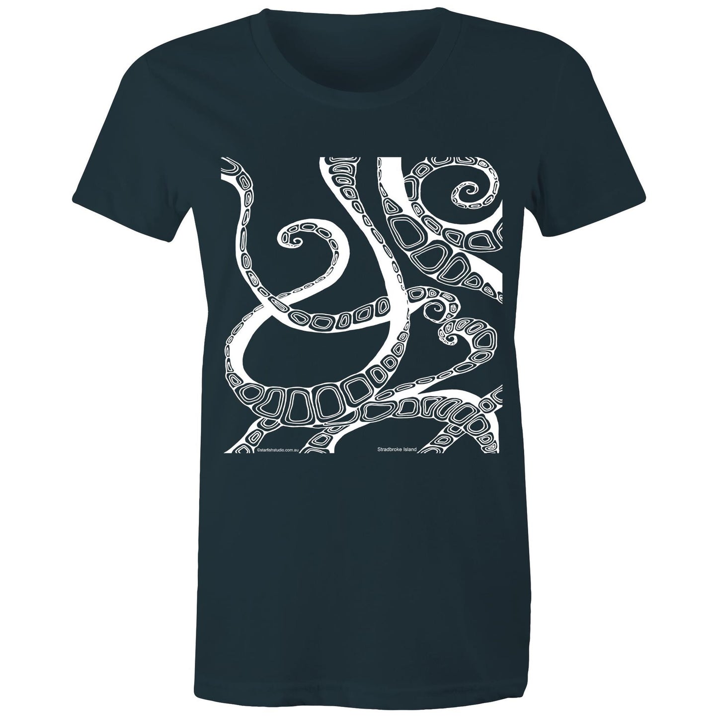 CUSTOM Ladies TENTACLES T shirt- AS Colour - Women's Maple Tee