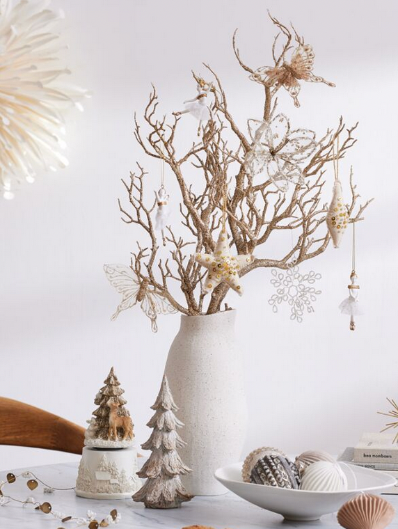 Champagne Sparkle Branch  - Large - CHRISTMAS