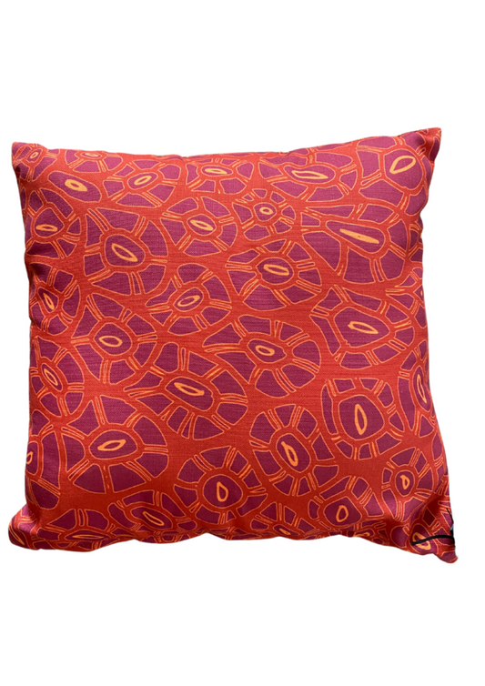 Outdoor / Indoor Coral, Sunset SCATTER CUSHION