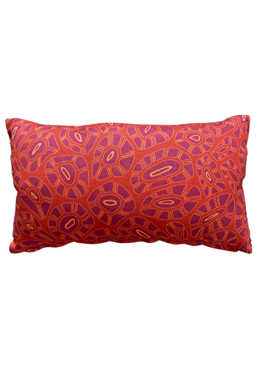 Outdoor / Indoor Coral, Sunset SCATTER CUSHION
