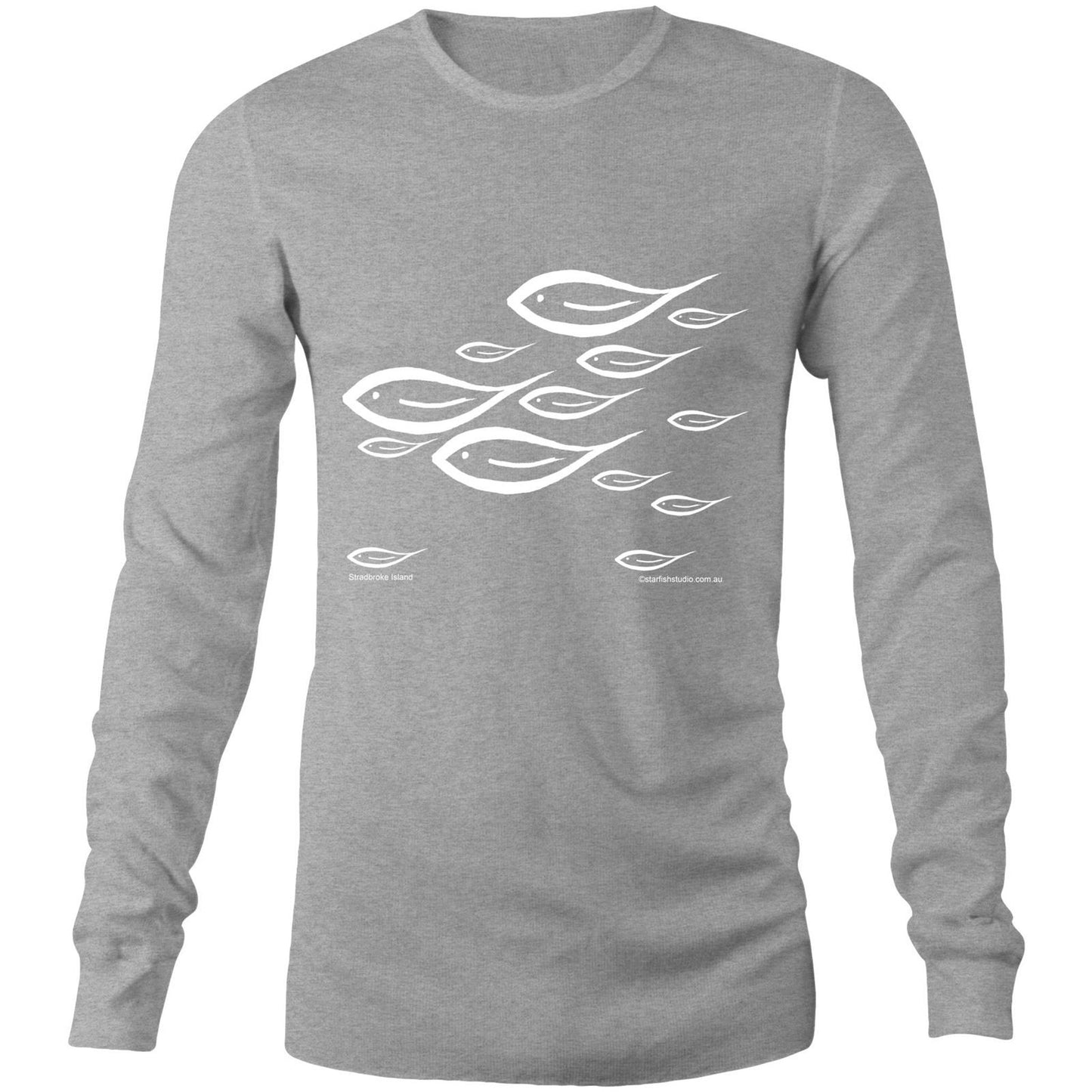 CUSTOM Unisex FISH SWIMMING -  Long Sleeve T-Shirt