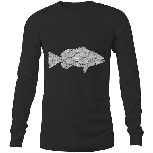 CUSTOM Unisex FISH -  Long Sleeve T-Shirt