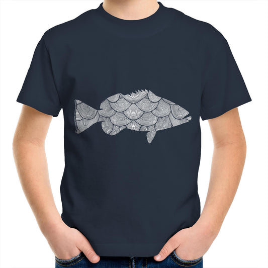 Printed to order- Kids  COD FISH  T-Shirt