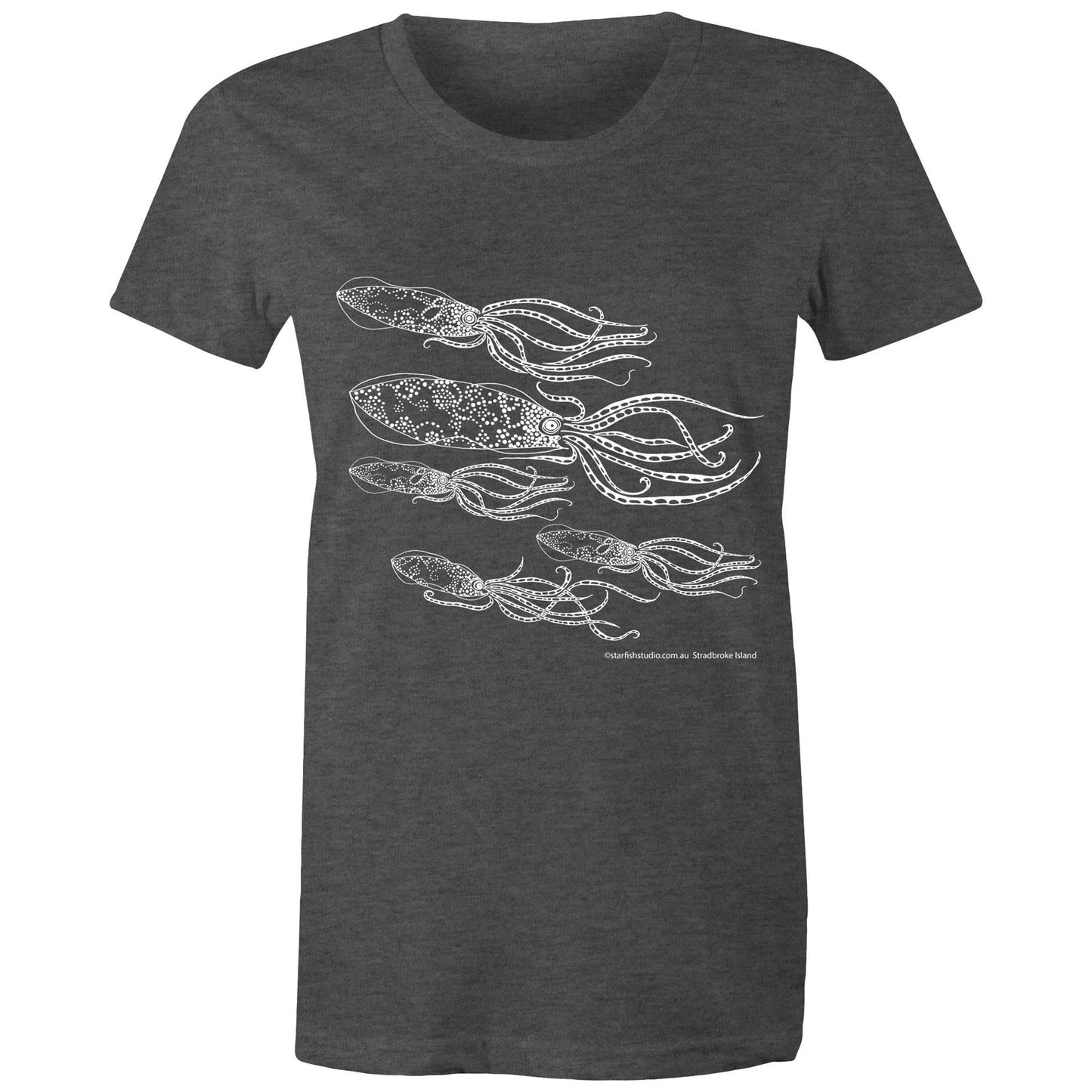 CUSTOM Ladies SQUID T shirt - AS Colour - Women's Maple Tee