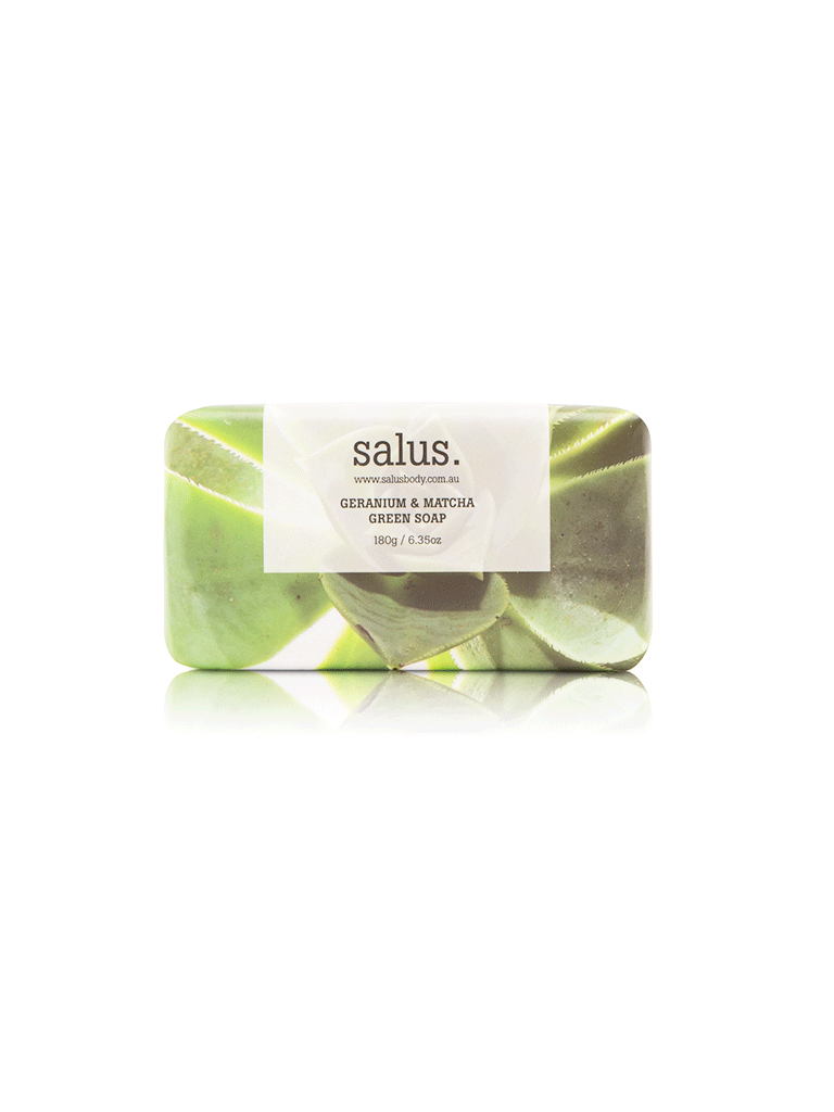 Soap - Geranium and Matcha Green  SALUS